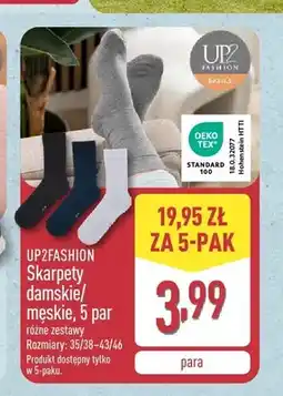 ALDI Skarpety damskie UP2FASHION 5-pak oferta