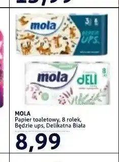 Papier toaletowy Mola Delikatna Biała