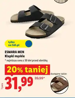 Lidl Klapki męskie oferta