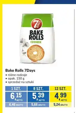 Makro Sucharki Bake Rolls 7Days oferta