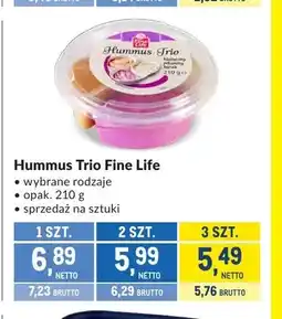 Makro Hummus Trio Fine Life oferta