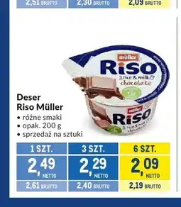 Makro Deser Riso Müller czekoladowy oferta