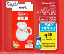 Carrefour Market Mleko Simpl oferta