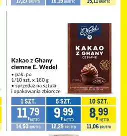 Makro Kakao z Ghany ciemne E. Wedel oferta
