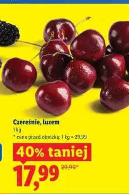 Lidl Czereśnie oferta