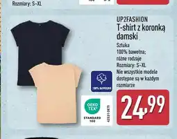 ALDI T-shirt z koronką damski UP2FASHION oferta