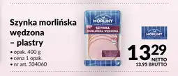 Makro Szynka morlińska wędzona - plastry Morliny oferta