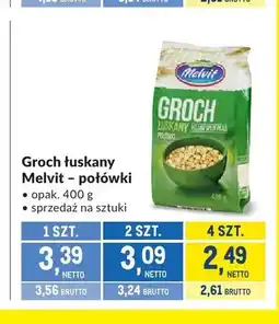 Makro Groch łuskany Melvit - połówki oferta