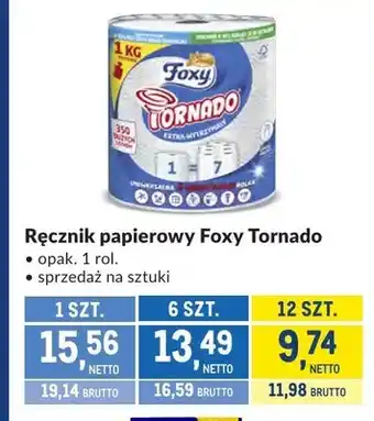 Makro Ręcznik papierowy Foxy Tornado oferta
