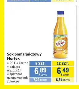Makro Sok pomarańczowy Hortex oferta
