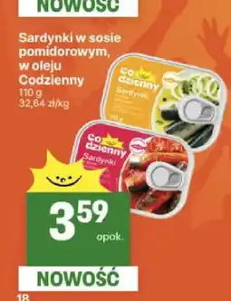 Delikatesy Centrum Sardynki w sosie pomidorowym Codzienny oferta