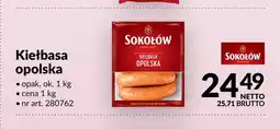 Makro Kiełbasa opolska Sokołów oferta