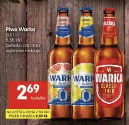 Delikatesy Centrum Piwo bezalkoholowe Warka Radler Grejpfrut z Pomarańczą oferta