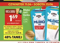 Delikatesy Centrum Mleko UHT Kanka 2,0% oferta