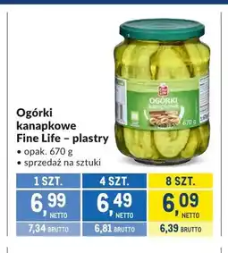 Makro Ogórki kanapkowe Fine Life plastry oferta