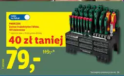 Lidl Zestaw bitów i śrubokrętów Parkside oferta