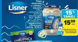 Carrefour Filety śledziowe Lisner oferta