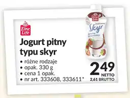 Makro Jogurt pitny typu skyr Fine Life oferta