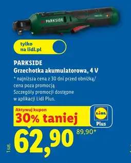 Lidl Grzechotka akumulatorowa Parkside oferta