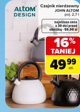 Carrefour Czajnik Altom Design oferta