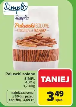 Carrefour Paluszki Simpl oferta
