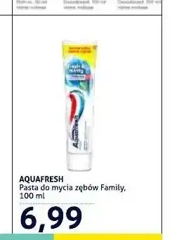 Blue Stop Pasta do mycia zębów Aquafresh Family oferta