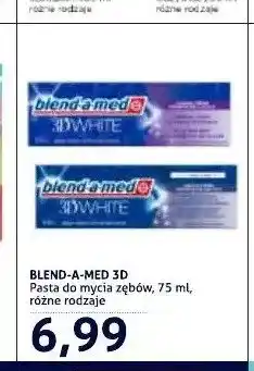 Blue Stop Pasta do mycia zębów Blend-a-med 3D White oferta