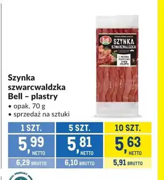 Makro Szynka szwarcwaldzka Bell plastry oferta