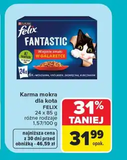 Carrefour Market Mokra karma dla kota Felix oferta