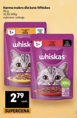 Delikatesy Centrum Karma mokra dla kota Whiskas z kurczakiem w galaretce oferta