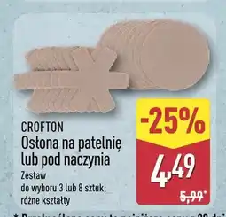 ALDI Osłona na patelnię lub pod naczynia Crofton oferta