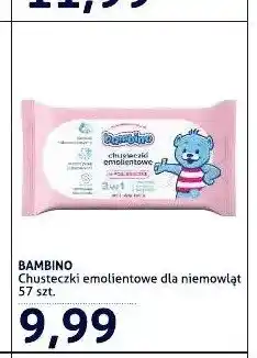Blue Stop Chusteczki emolientowe dla niemowląt Bambino oferta