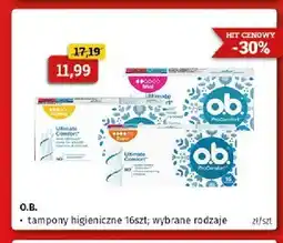 Drogeria Kosmyk Tampony higieniczne O.B. ProComfort Super oferta