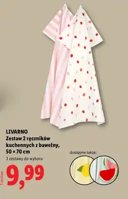 Lidl Zestaw ręczników Livarno oferta