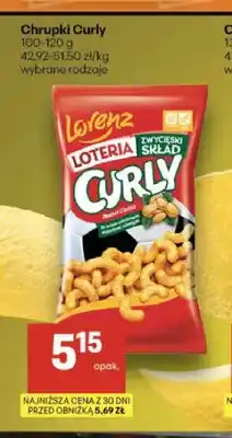 Delikatesy Centrum Chrupki Curly Peanut Classic Lorenz oferta