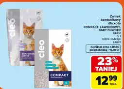 Carrefour Żwirek bentonitowy Cleo oferta
