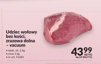 Makro Udziec wołowy bez kości zrazowa dolna vacuum oferta