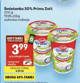 Delikatesy Centrum Śmietanka 30% Zott Primo oferta