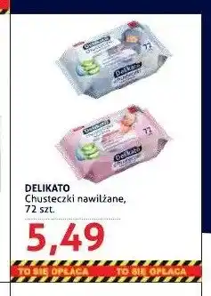 Blue Stop Chusteczki nawilżane Delikato 72-pak oferta