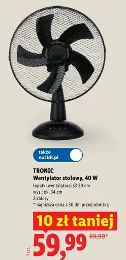 Lidl Wentylator oferta