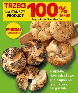 Kaufland Kajzerka wielozbożowa lub Kajzerka z makiem oferta