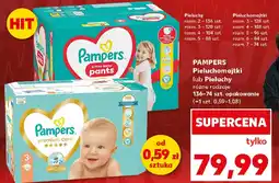 Kaufland Pampers Pieluchomajtki lub Pieluchy oferta