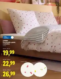 Lidl LIVARNO Prześcieradło z gumką z nadrukiem oferta