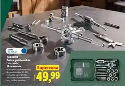 Lidl PARKSIDE Zestaw gwintowników i narzynek, 21 elementów oferta