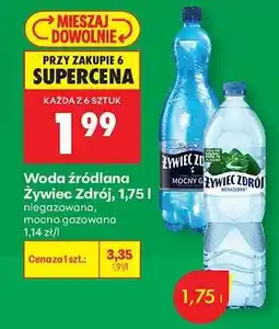 Biedronka Woda źródlana Żywiec Zdrój, 1,75 l oferta