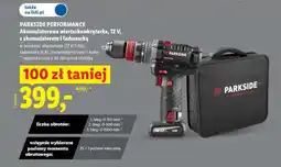 Lidl PARKSIDE PERFORMANCE Akumulatorowa wiertarkowkrętarka 12 V oferta