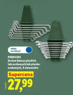 Lidl PARKSIDE Zestaw kluczy płaskich lub oczkowych lub płasko-oczkowych, 8 elementów oferta