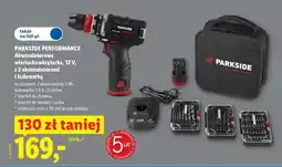 Lidl PARKSIDE PERFORMANCE Akumulatorowa wiertarkowkrętarka 12 V oferta