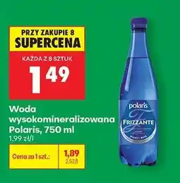 Biedronka Woda wysokozmineralizowana Polaris, 750 ml oferta