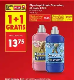 Biedronka Płyn do płukania Coccolino, 51 prań, 1,275 l oferta